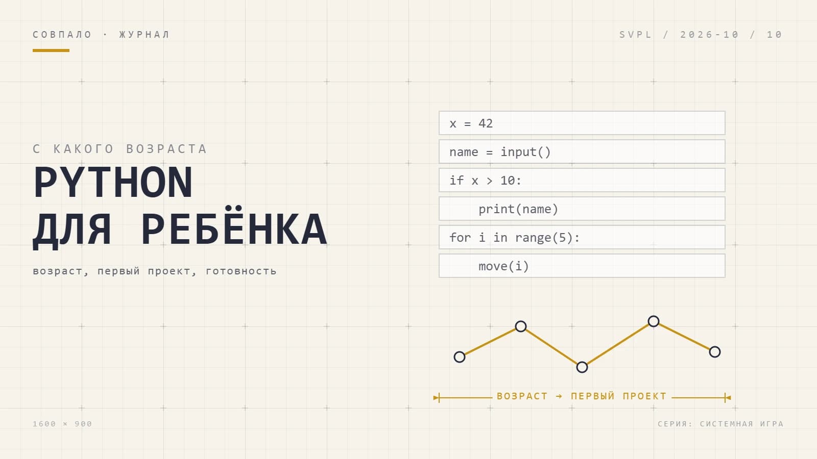 Иллюстрация к статье: Python для ребёнка: с какого возраста и какой будет первый проект